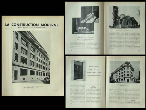 Construction moderne 1938 - construction,