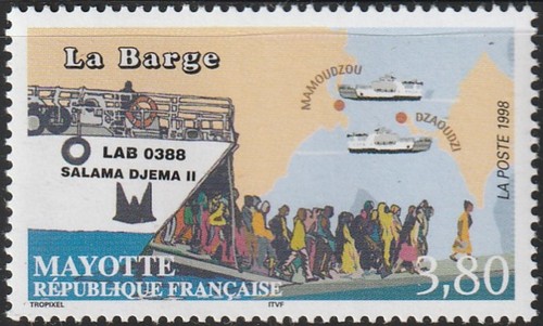 Mayotte mnh la barge - la,